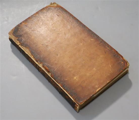 CANTERBURY: Gostling, William - A Walk in and about the City of Canterbury, 1st edition, 8vo, original calf, with folding